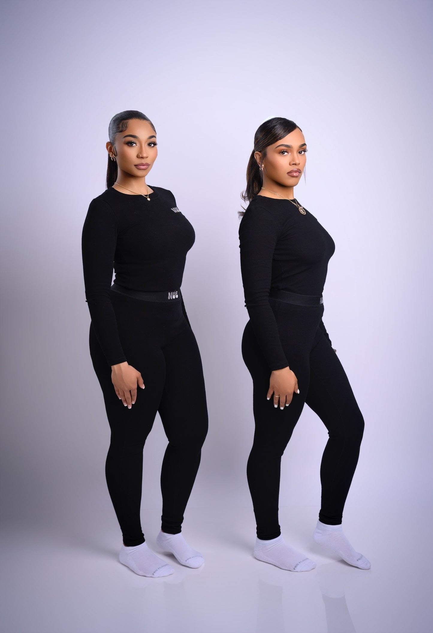 NUEbyKianaNelson Black Long Sleeve Legging Set