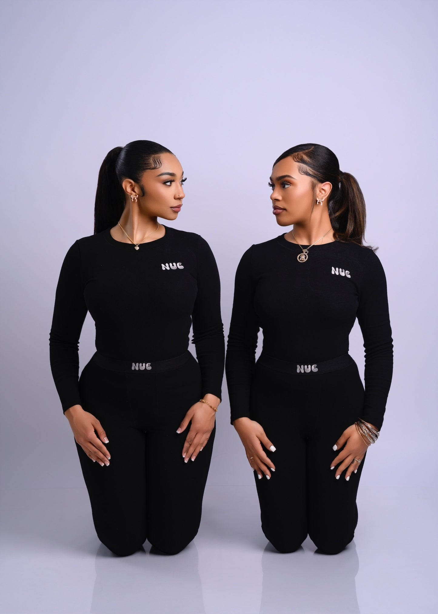 NUEbyKianaNelson Black Long Sleeve Legging Set