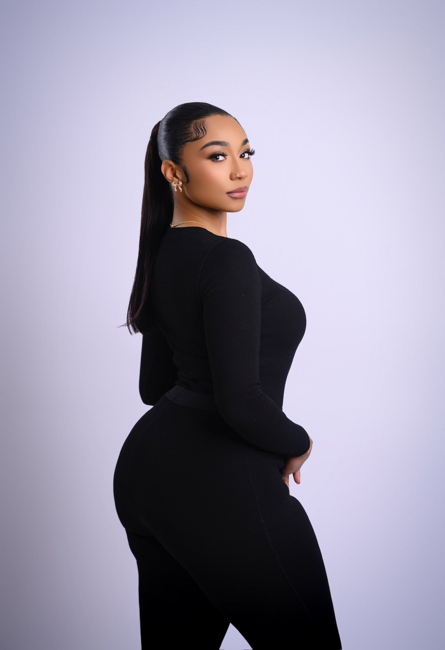 NUEbyKianaNelson Black Long Sleeve Legging Set