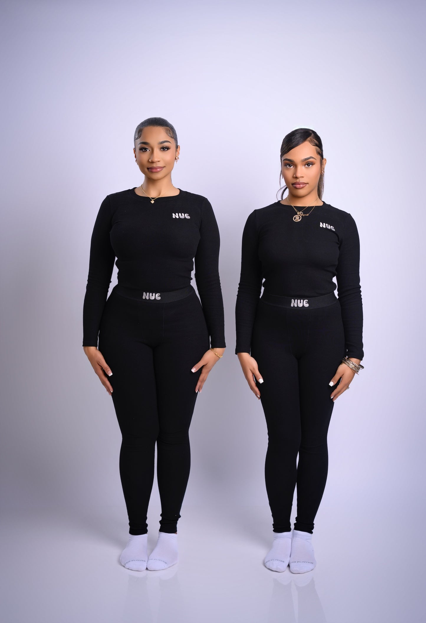 NUEbyKianaNelson Black Long Sleeve Legging Set
